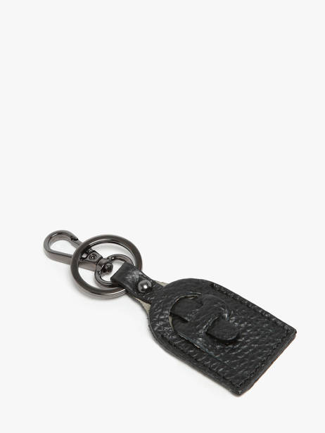 Sleutelhanger Caviar Leder Milano Zwart caviar CA23119 ander zicht 1